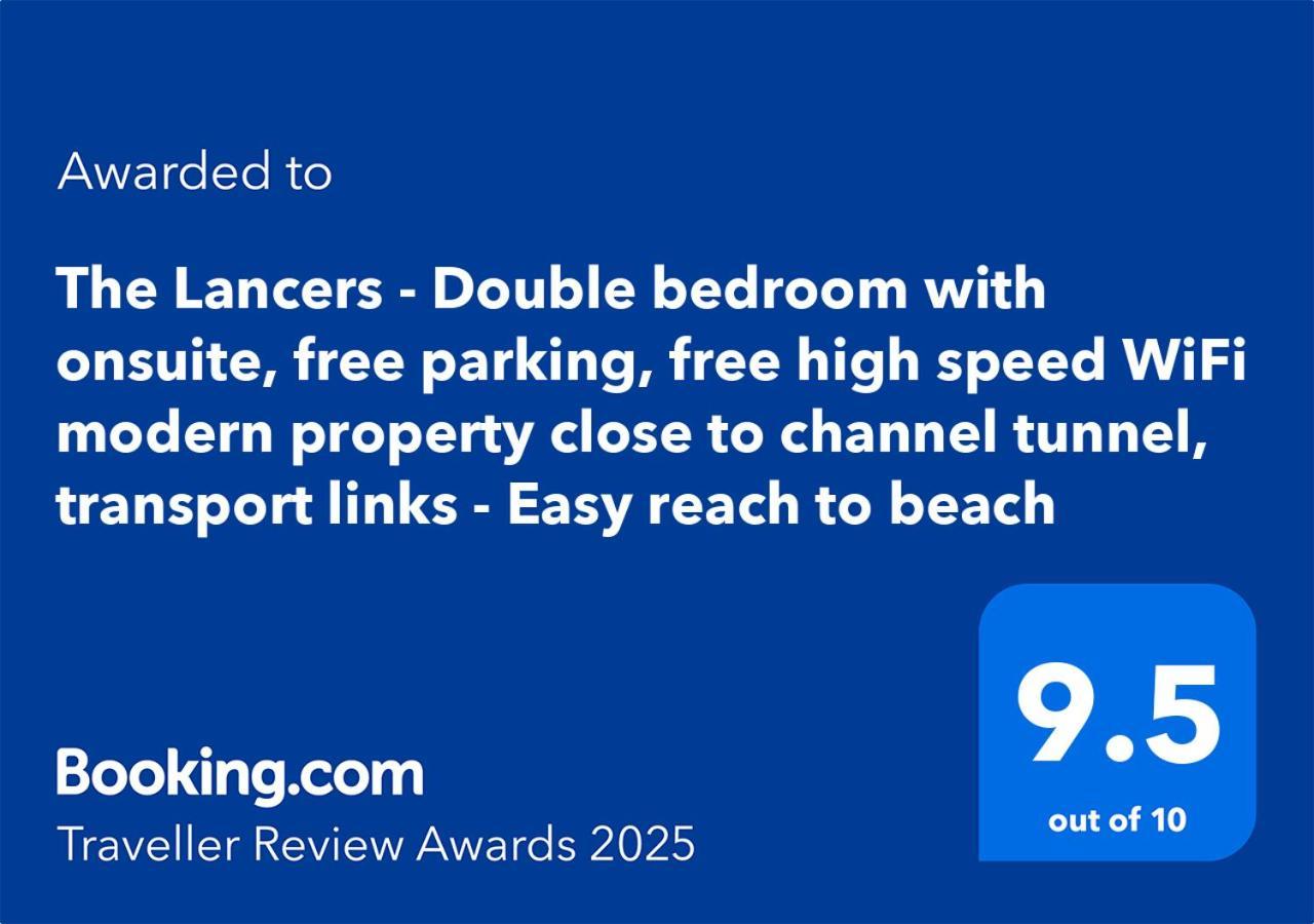 Modern Double Room With En-Suite, Parking & Fast Wifi - Close To Beach Sandgate Exterior foto